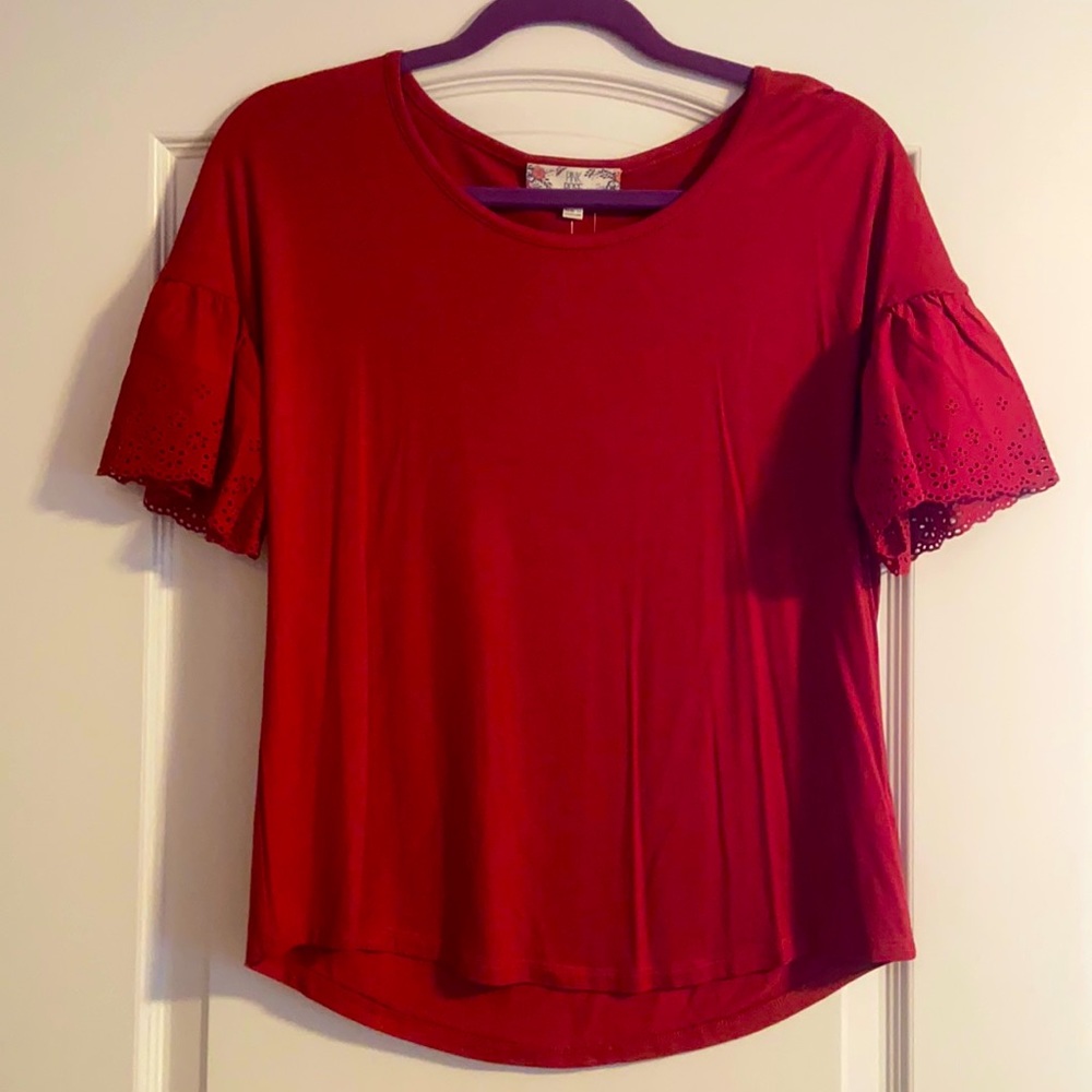 Red Shirt Sleeve